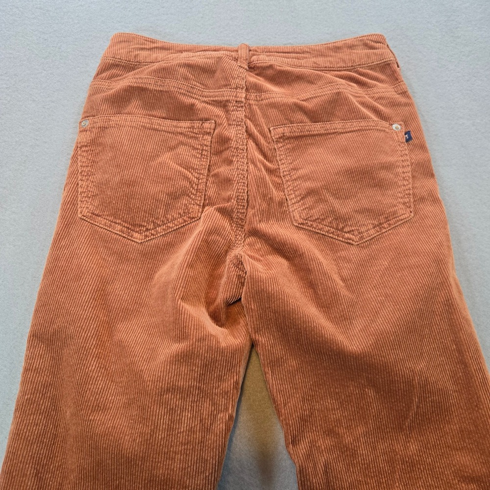 Pilcro Corduroy Pants Womens 26 Rust Brown The Icon Flare Wide Leg Mid Rise - Picture 3 of 7
